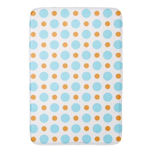 Tapis De Bain Bleu et orange (devant Vertical)