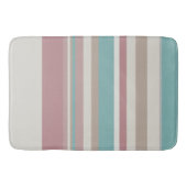 Tapis De Bain Bleu et rose clair (Devant)