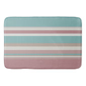 Tapis De Bain Bleu et rose clair (Devant)