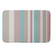 Tapis De Bain Bleu et rose clair (Devant)