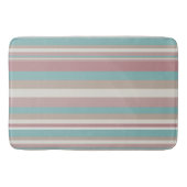 Tapis De Bain Bleu et rose clair (Devant)