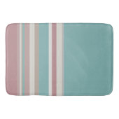 Tapis De Bain Bleu et rose clair (Devant)