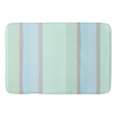 Tapis De Bain Bleu et vert Abstrait (Devant)