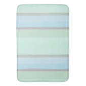 Tapis De Bain Bleu et vert Abstrait (devant Vertical)