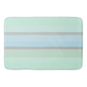 Tapis De Bain Bleu et vert Abstrait (Devant)