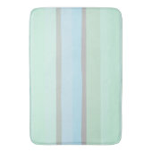 Tapis De Bain Bleu et vert Abstrait (devant Vertical)