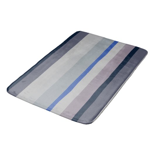 Tapis De Bain Bleu et Violet (Angle)