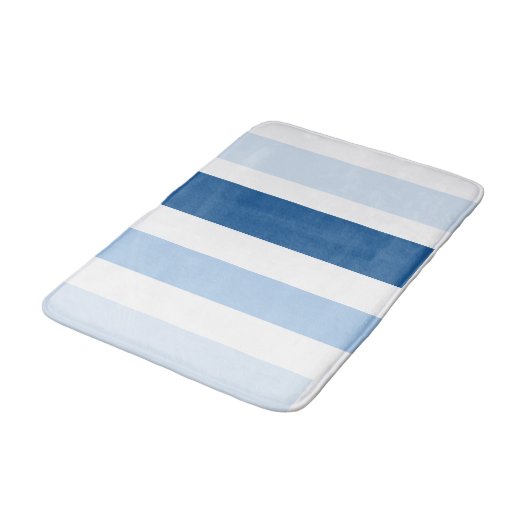 Tapis de bain bleu foncé (Angle)