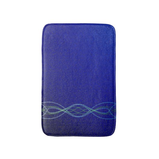 Tapis De Bain Bleu Foncé (Devant (Vertical))