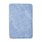 Tapis De Bain Bleu gouttelettes d'eau (Devant (Vertical))