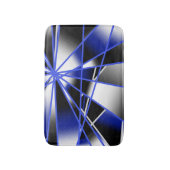 Tapis De Bain Bleu Gradient Couleur Remplir Mécanique Dessin Mos (Devant (Vertical))