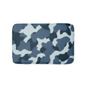 Tapis De Bain Bleu, grandes taches de vache (Devant)