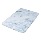 Tapis De Bain Bleu-gris marbre tourbillons arrière - plan (Angle)