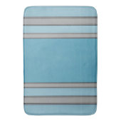 Tapis De Bain Bleu, Gris, Noir simple comme ça (devant Vertical)