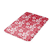 TAPIS DE BAIN BLEU HAWAII (ROUGE) (Angle)