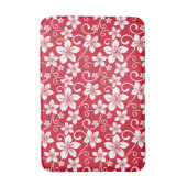 TAPIS DE BAIN BLEU HAWAII (ROUGE) (Devant (Vertical))