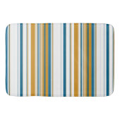 Tapis De Bain Bleu jaune et blanc (Devant)