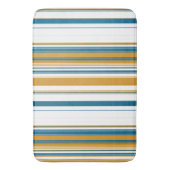 Tapis De Bain Bleu jaune et blanc (devant Vertical)