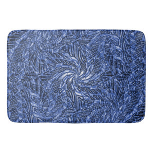 Tapis De Bain Bleu Jean tourbillon.....
