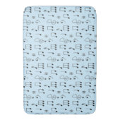 Tapis De Bain Bleu juste noté (devant Vertical)