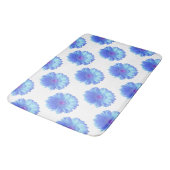 Tapis De Bain Bleu marguerite (Angle)