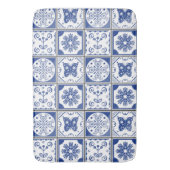 Tapis De Bain Bleu Méditerranée (devant Vertical)