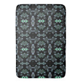 Tapis De Bain Bleu noir et gris (devant Vertical)
