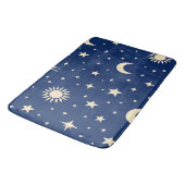 Tapis De Bain Bleu Nuit Céleste (Angle)
