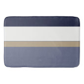 Tapis De Bain Bleu, or et blanc (Devant)