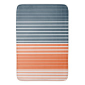 Tapis De Bain Bleu orange de la Marine Nautique  (devant Vertical)