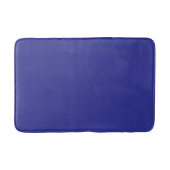 Tapis De Bain Bleu Profond Uni (Devant)