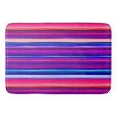 Tapis De Bain Bleu, rose et bleu Abstrait (Devant)
