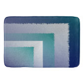 Tapis De Bain bleu turquoise gris ex pastel (Devant)
