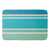 Tapis De Bain Bleu turquoise, vert et turquoise (Devant)