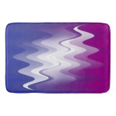 Tapis De Bain Bleu violet blanc (Devant)