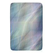 Tapis De Bain bleu violet et vert abstrait (devant Vertical)