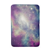 Tapis De Bain Bleu Violet Turquoise Nebula Voie Lactée (Devant (Vertical))