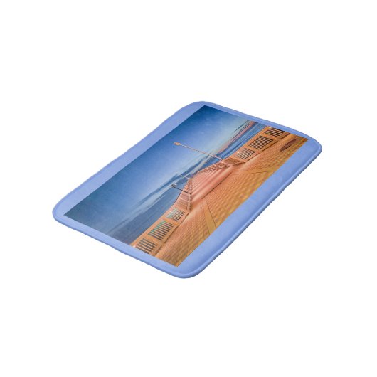 Tapis De Bain Bleu Walk (Angle)