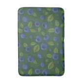 Tapis De Bain Bleus sur vert foncé (Devant (Vertical))