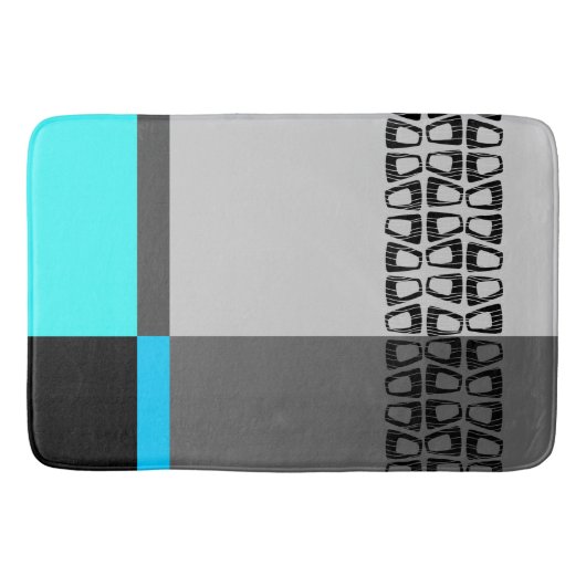 Tapis De Bain Bloc de couleurs rétroactif (Devant)