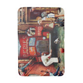 Tapis De Bain Bloc routier par Norman Rockwell (Devant (Vertical))