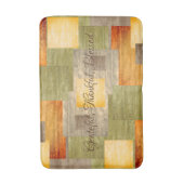 Tapis De Bain Blocs couleur automne (Devant (Vertical))
