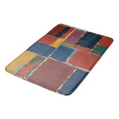 Tapis De Bain Blocs de couleur peints (Angle)
