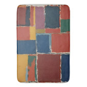 Tapis De Bain Blocs de couleur peints (devant Vertical)
