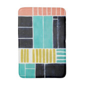Tapis De Bain Blocs géométriques (Devant (Vertical))