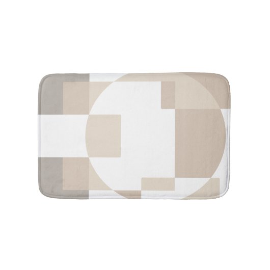Tapis De Bain Blocs Géométriques Doux – Simples et Élégants (Devant)