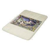 Tapis De Bain Blonde Fairy Floral Purple (Angle)