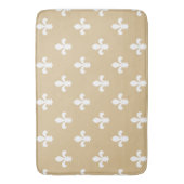 Tapis De Bain Blonde Neutral Fleur de Lys (devant Vertical)