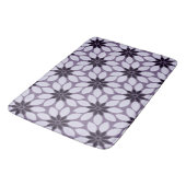 Tapis De Bain Bloquer l'impression Fleurs carrelées violet (Angle)