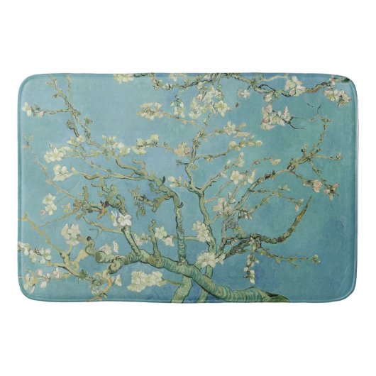 Tapis De Bain Blossoms d'amandes par Vincent Van Gogh (Devant)